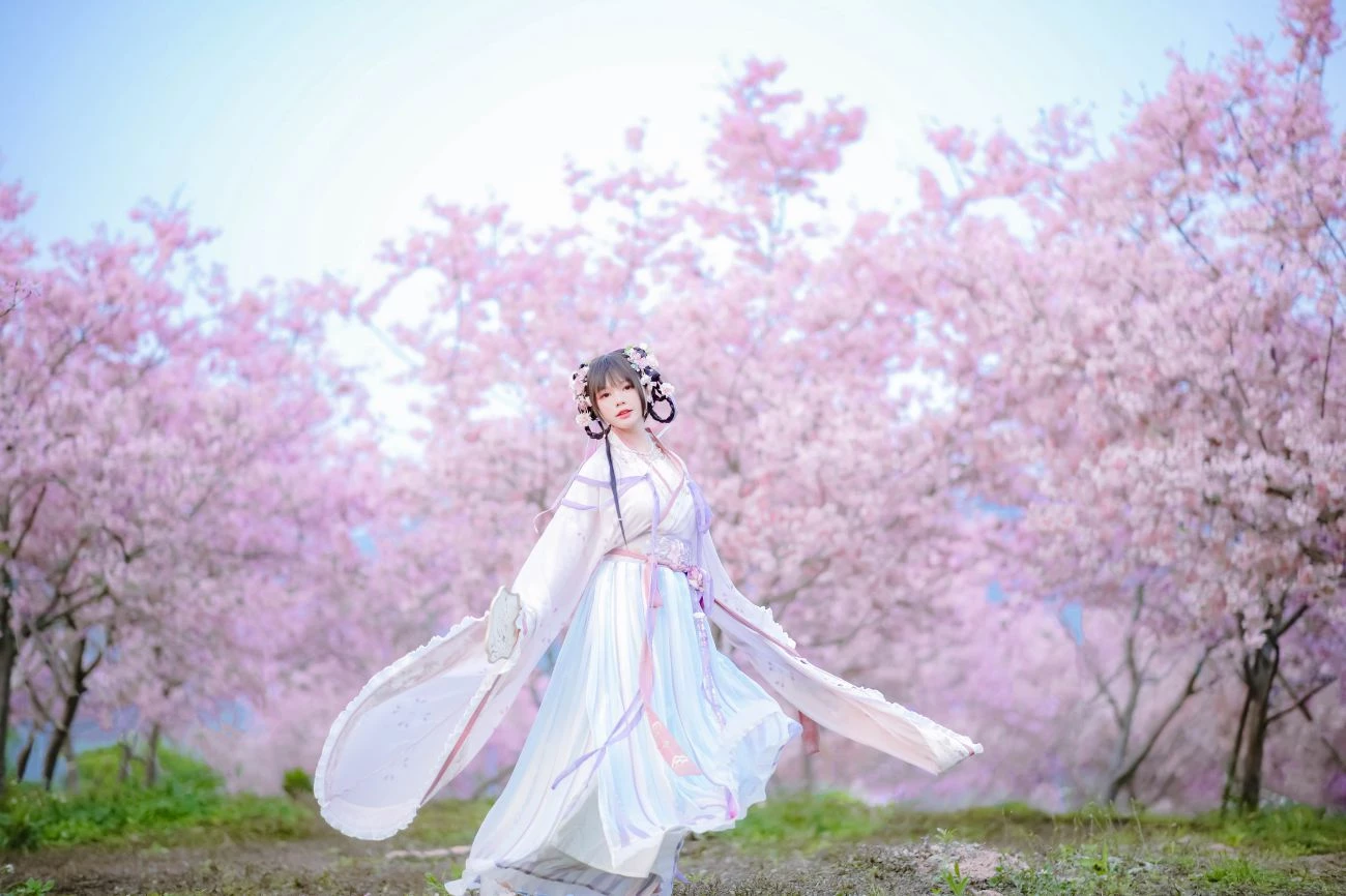 Nyako喵子 櫻花漢服 花神祈願