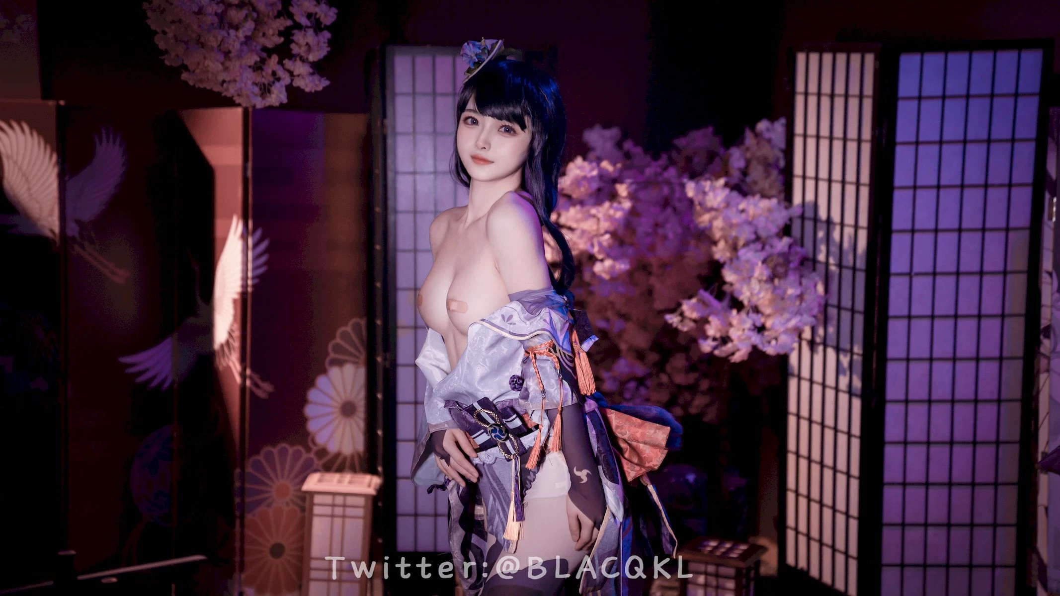 Cosplay 白莉愛吃巧克力 雷電將軍