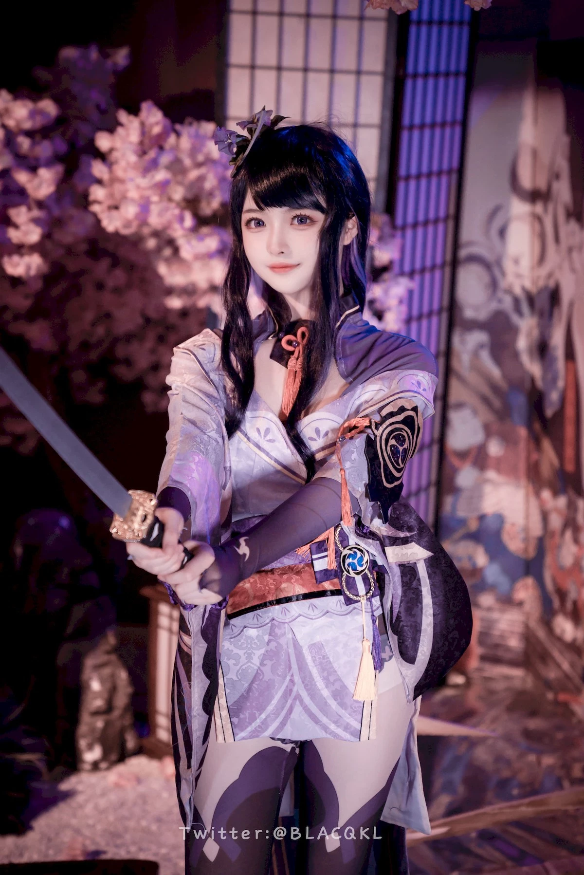 Cosplay 白莉愛吃巧克力 雷電將軍