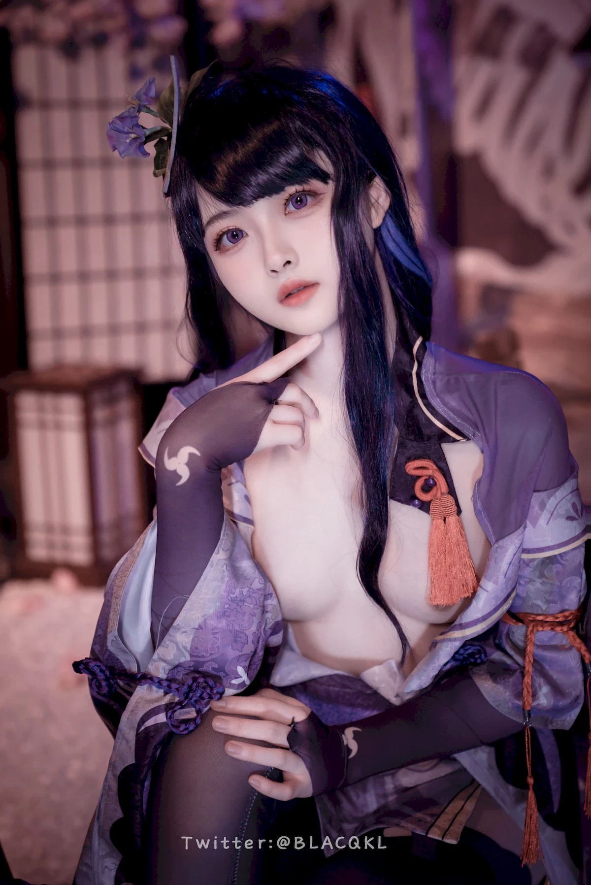 Cosplay 白莉愛吃巧克力 雷電將軍