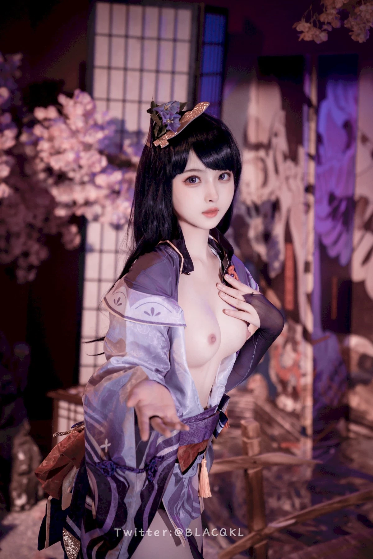 Cosplay 白莉愛吃巧克力 雷電將軍