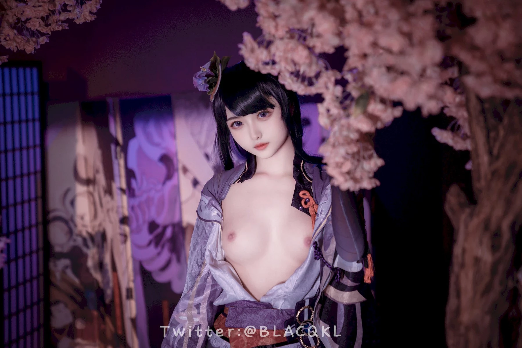 Cosplay 白莉愛吃巧克力 雷電將軍