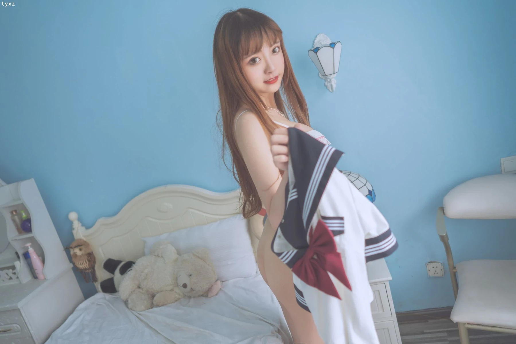 Cosplay 一隻雲燒 JK少女