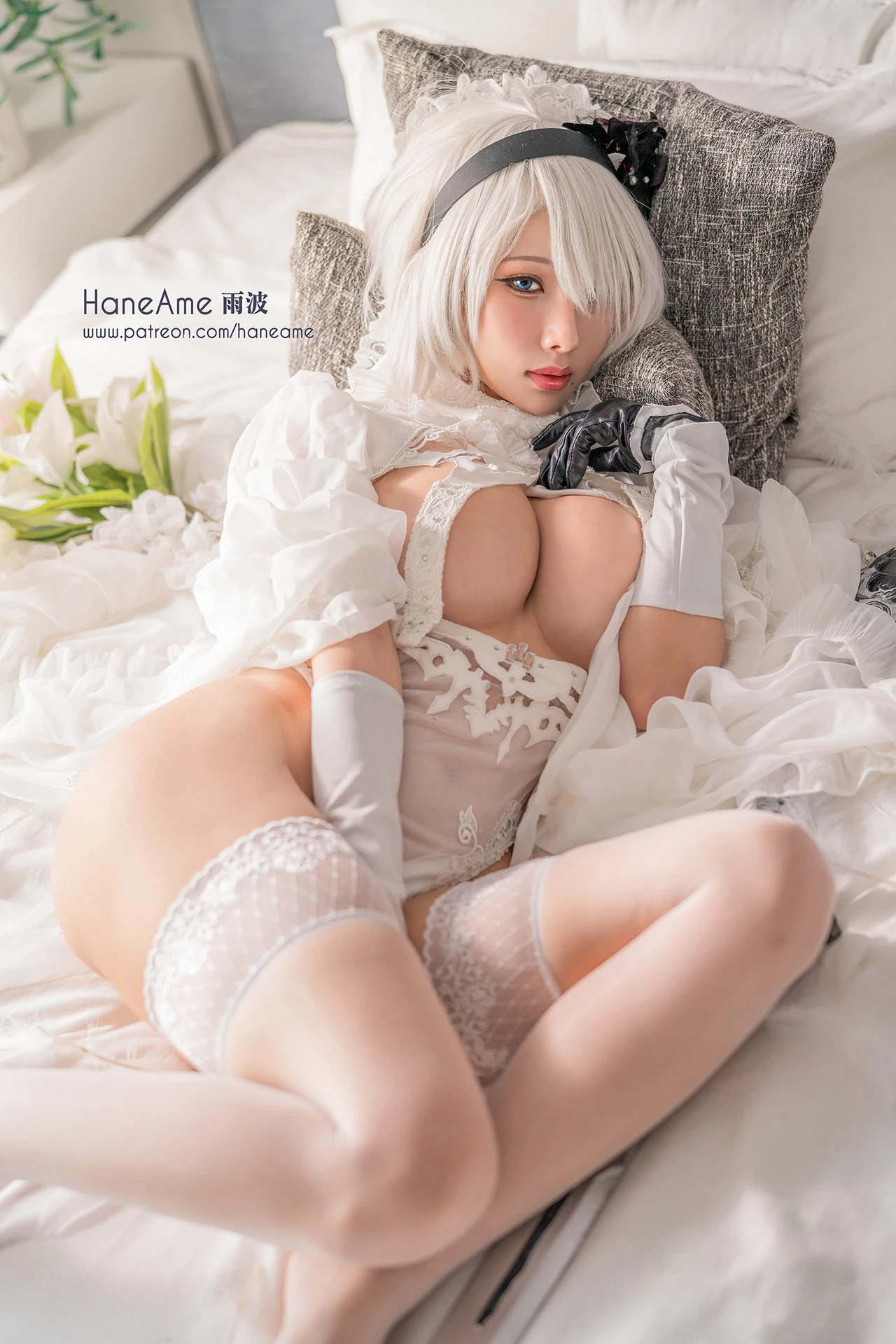 [HaneAme 雨波] 2B Wedding Dress Version