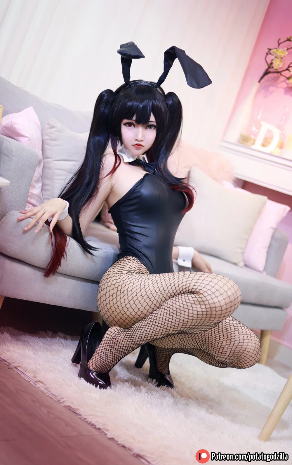 Potato Godzilla - Kurumi Tokisaki Bunny Girl