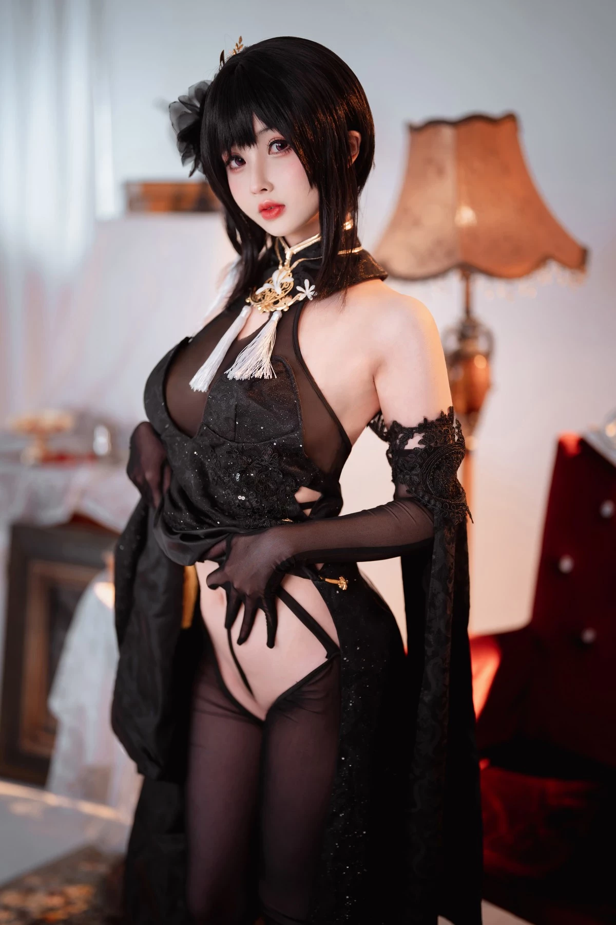 Rioko涼涼子 Cosplay 黑白鎮海雙人