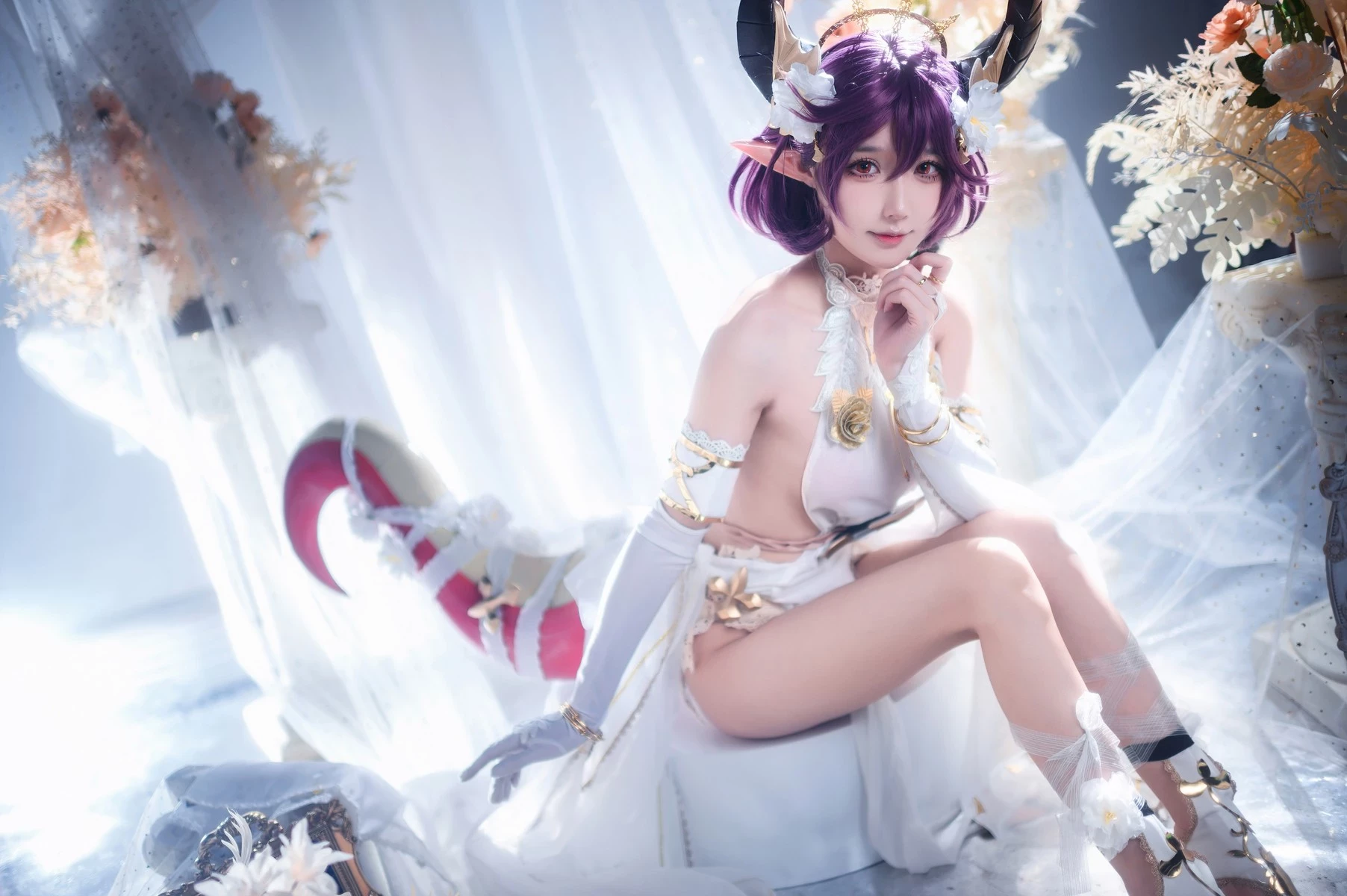 阿包也是兔娘 Cosplay 碧藍幻想古蕾婭 龍娘