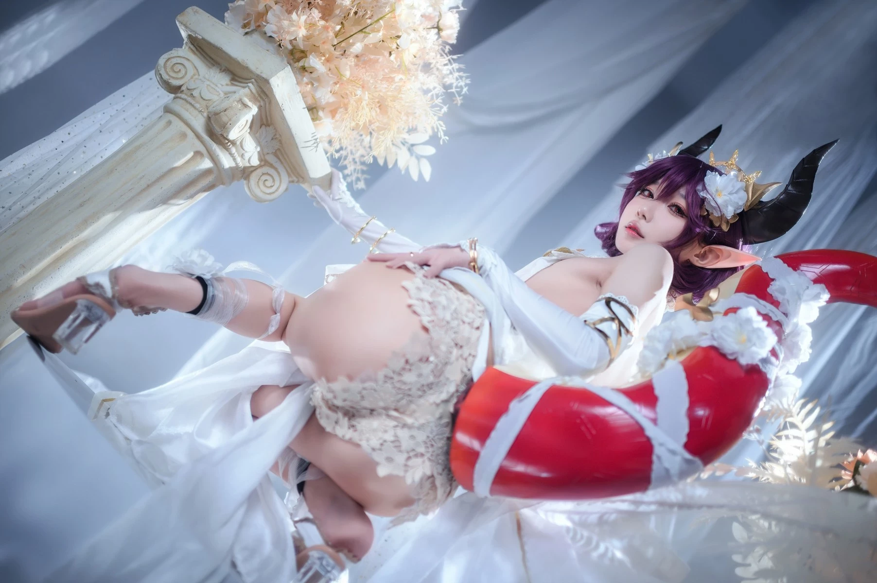 阿包也是兔娘 Cosplay 碧藍幻想古蕾婭 龍娘