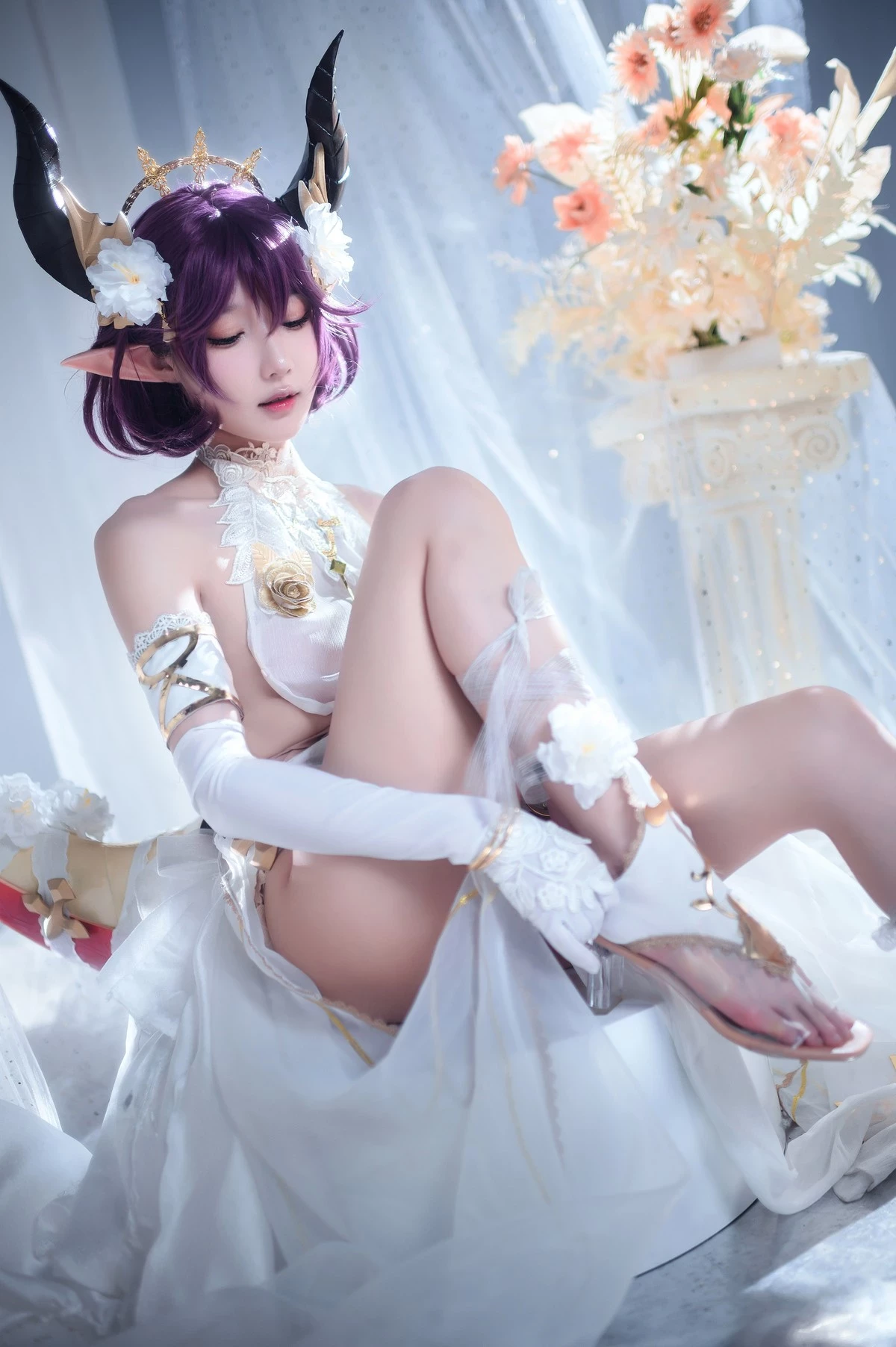 阿包也是兔娘 Cosplay 碧藍幻想古蕾婭 龍娘