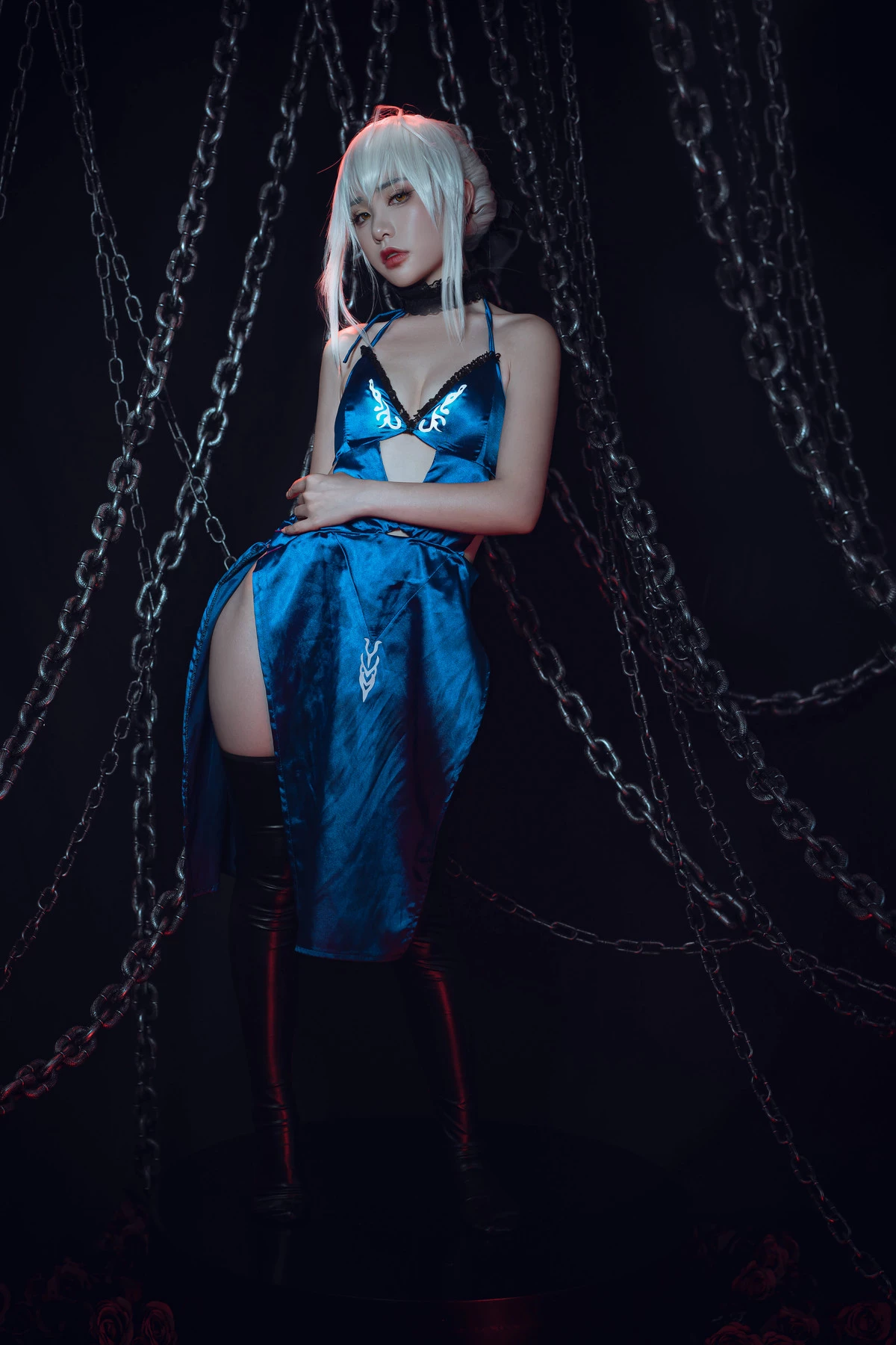 爆機少女喵小吉 Cosplay 黑呆 Saber Alter