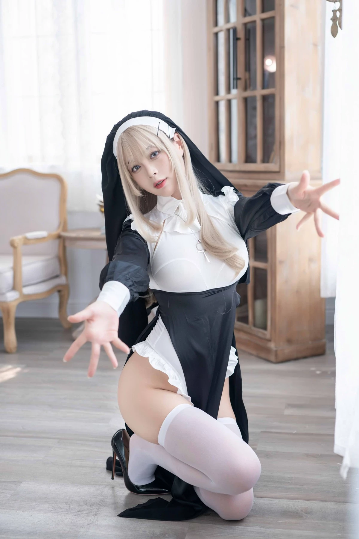 白燁 Cosplay 禁x欲修女