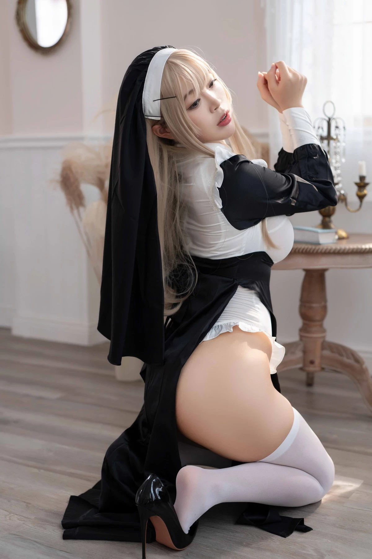 白燁 Cosplay 禁x欲修女