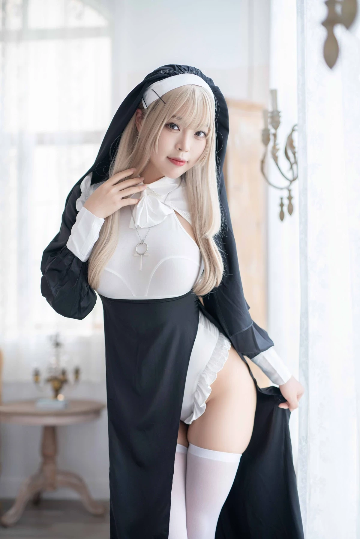 白燁 Cosplay 禁x欲修女