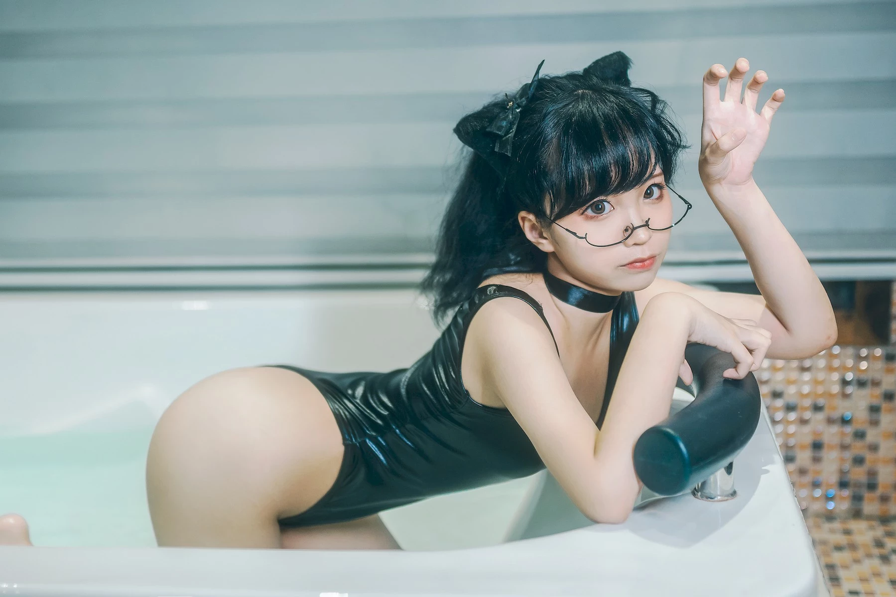 蠢沫沫 Cosplay 貓耳死庫水