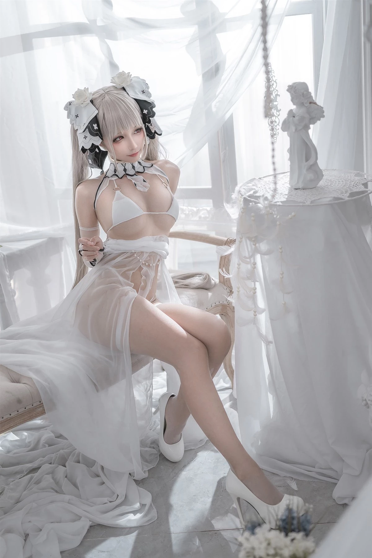 蠢沫沫 Cosplay 可畏婚紗