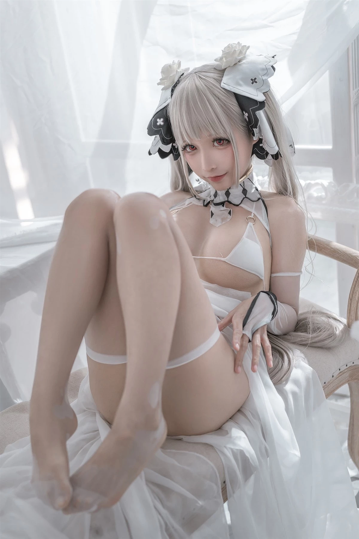 蠢沫沫 Cosplay 可畏婚紗