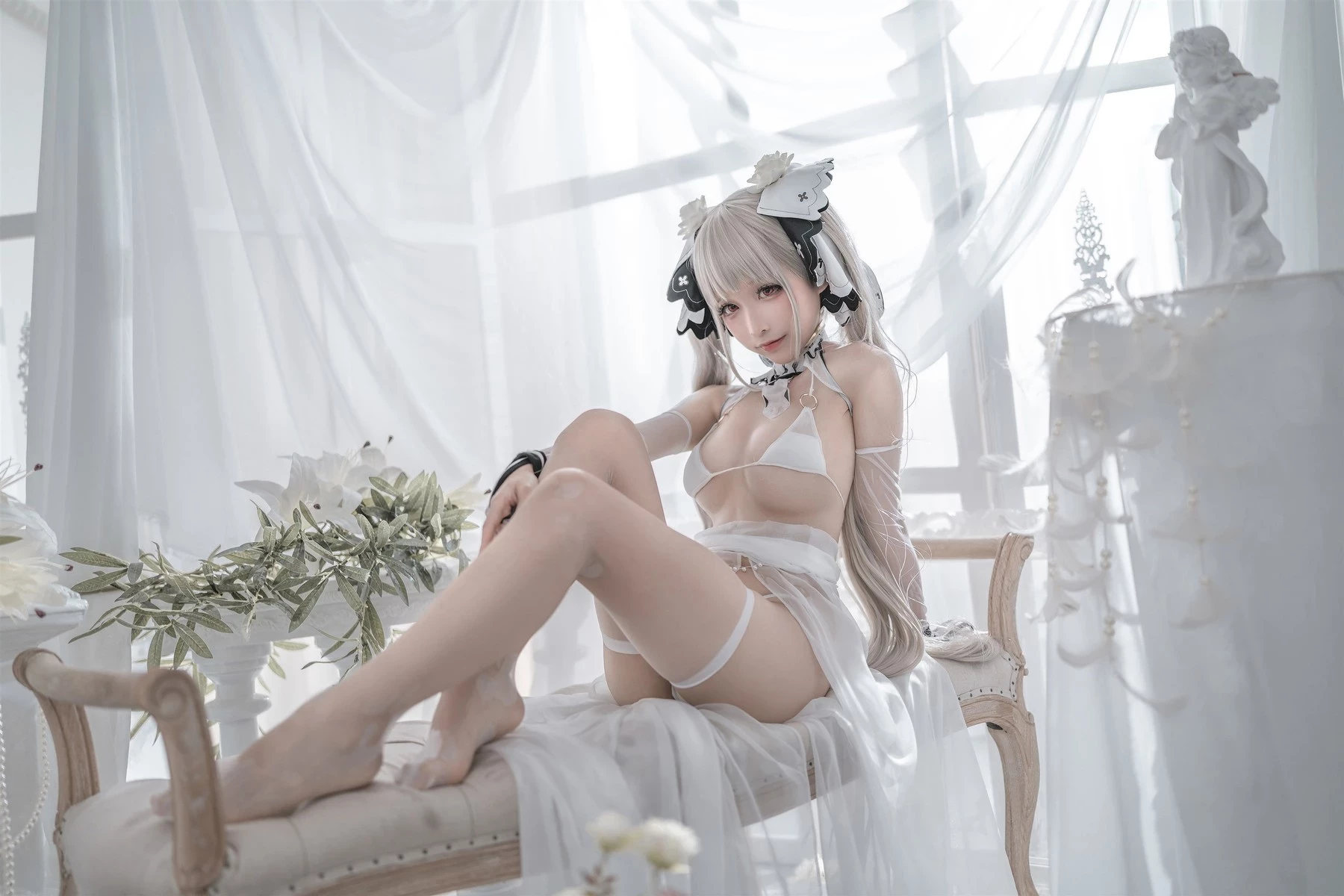 蠢沫沫 Cosplay 可畏婚紗