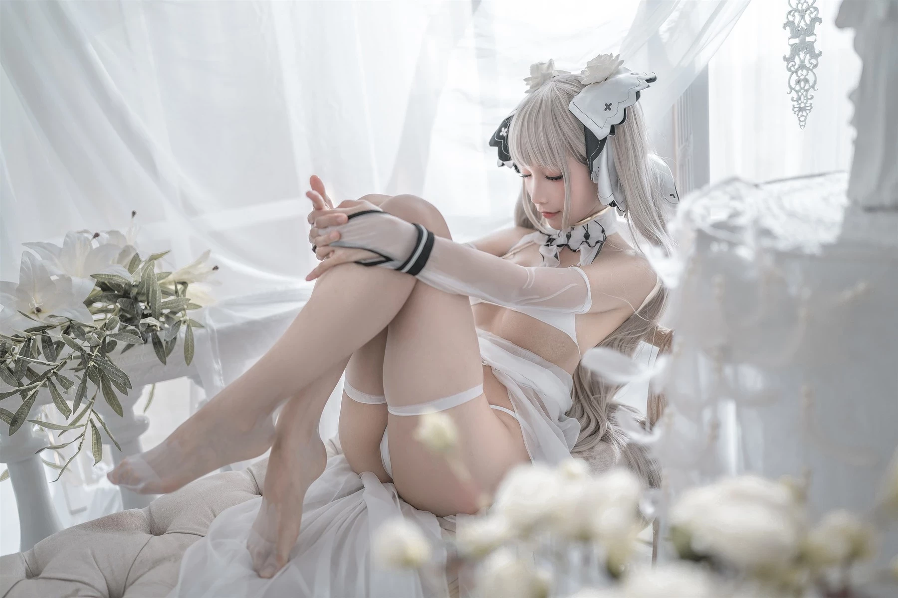 蠢沫沫 Cosplay 可畏婚紗