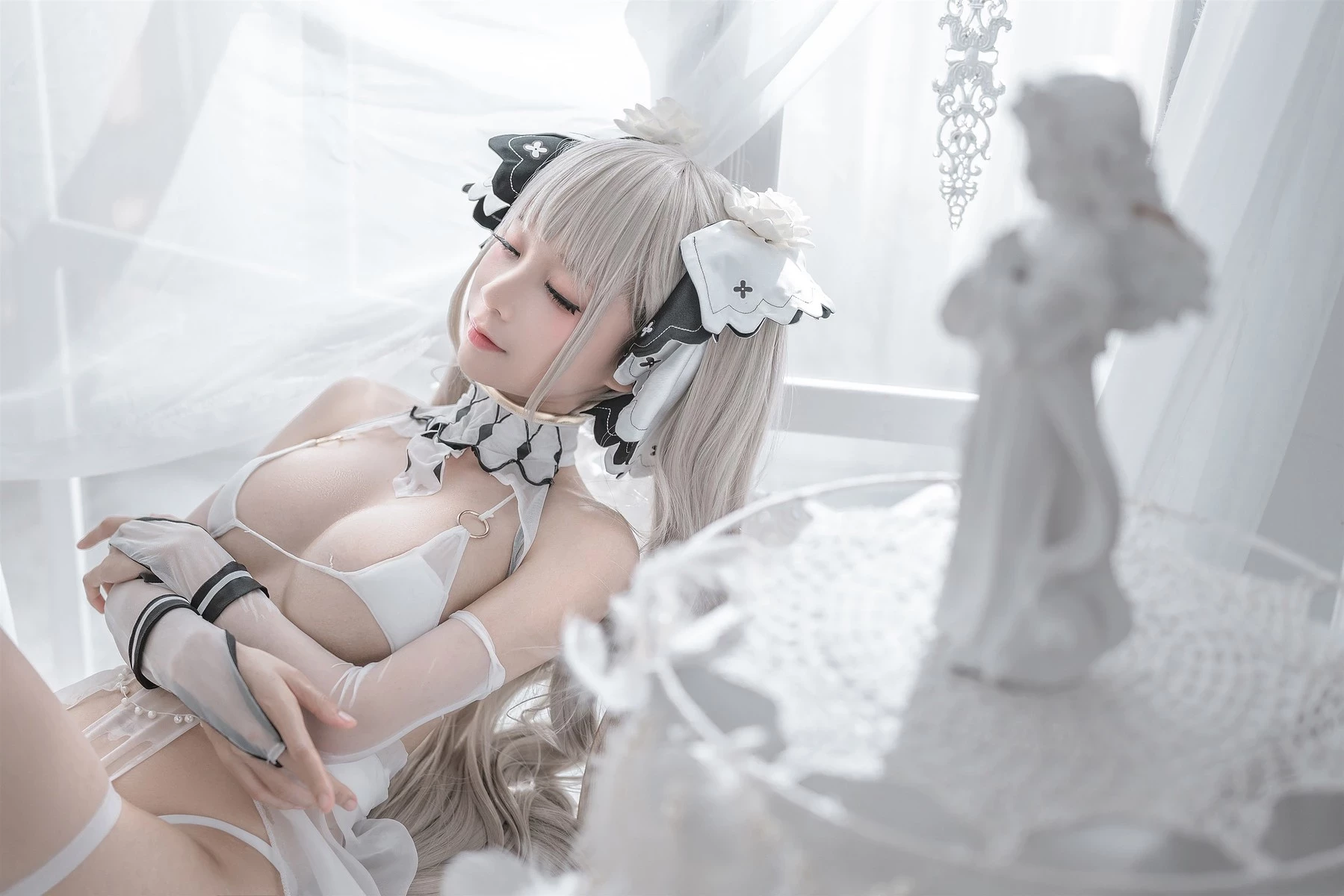 蠢沫沫 Cosplay 可畏婚紗