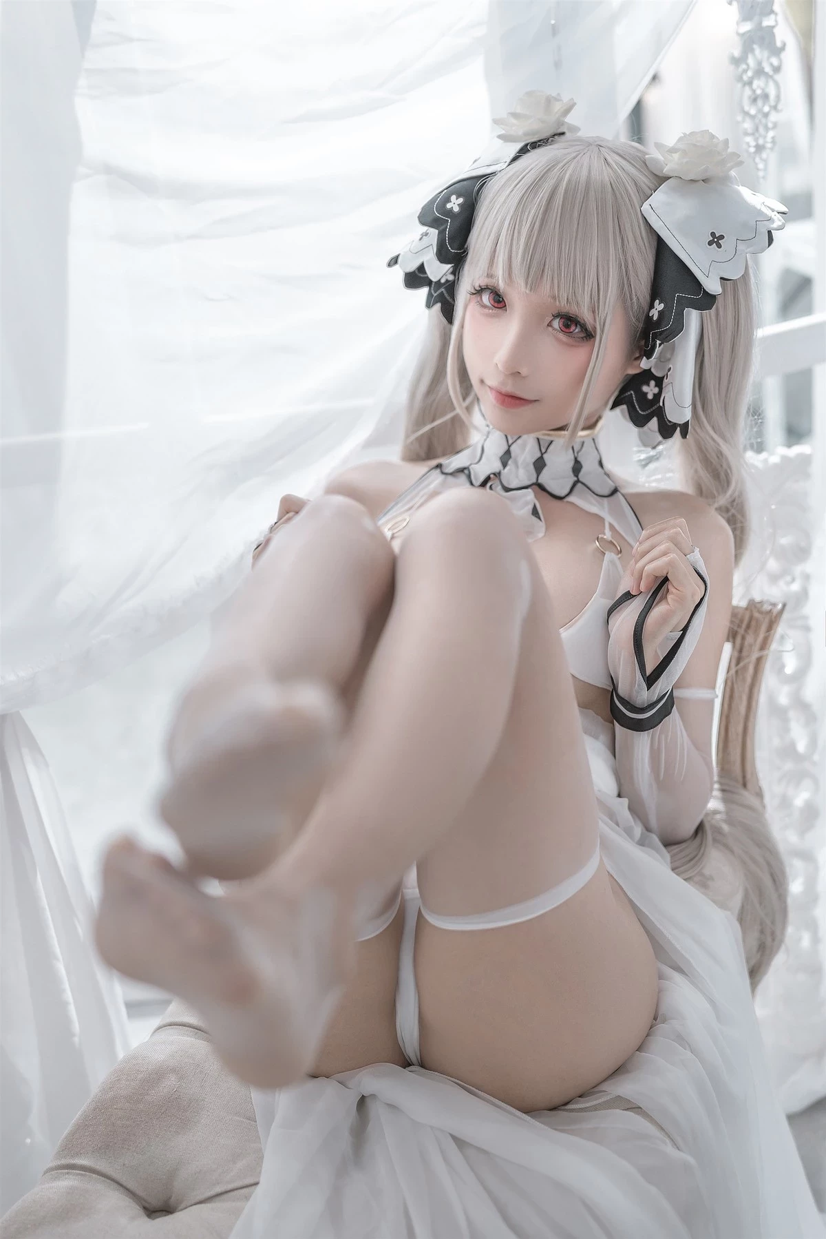 蠢沫沫 Cosplay 可畏婚紗