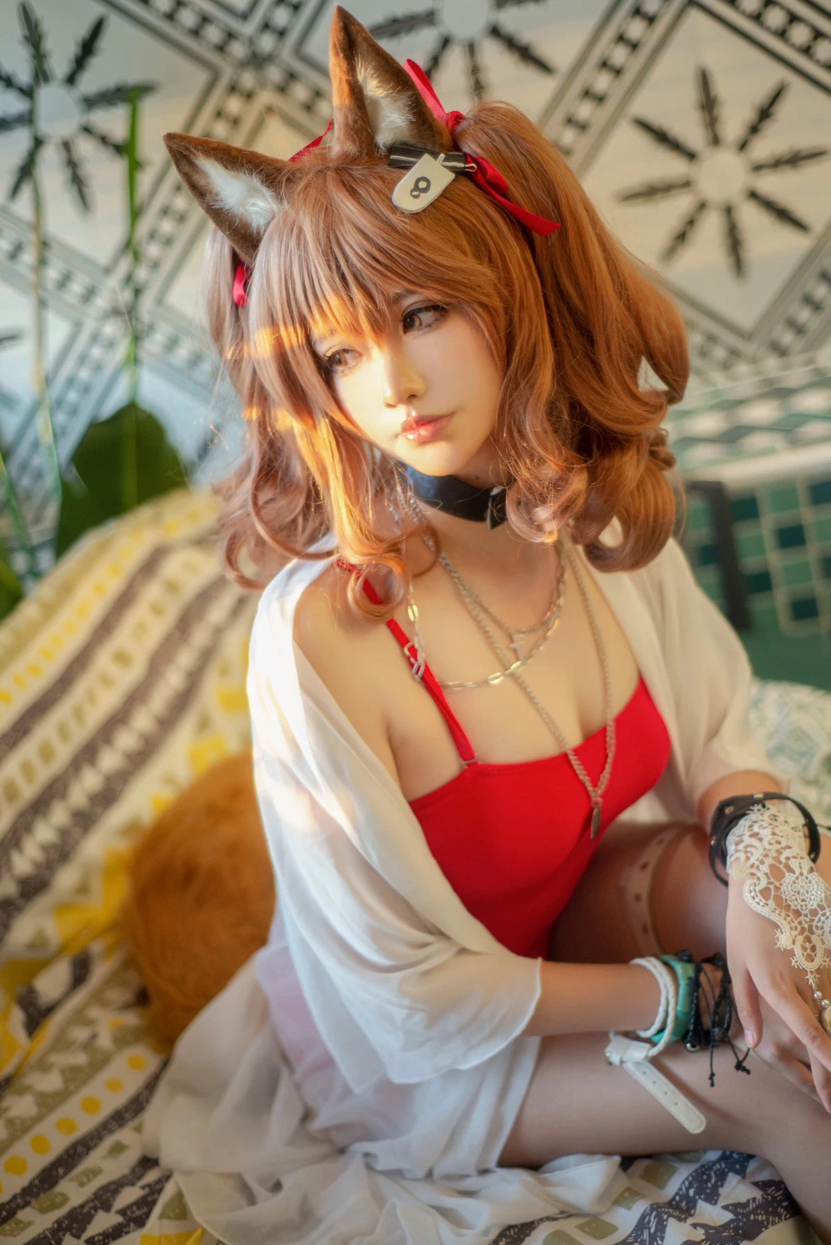 工藤新伍 Cosplay 明日方舟 安潔莉娜 夏卉泳裝