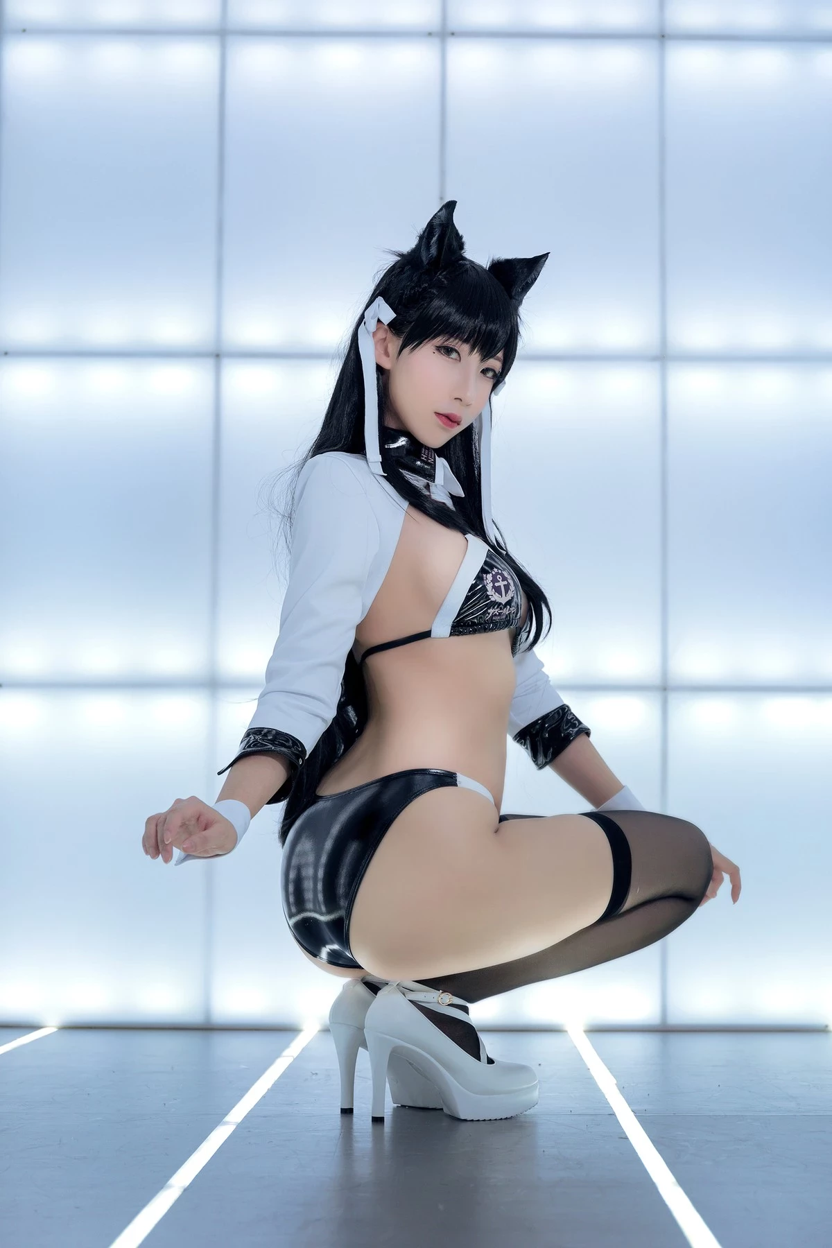 索索 Cosplay 愛宕 Atago Racing Queen Ver.