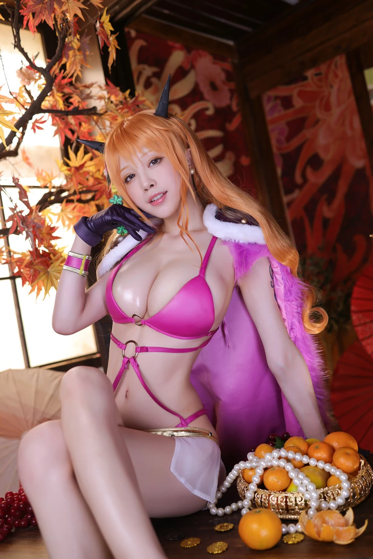 水淼aqua Cosplay 海賊王 娜美