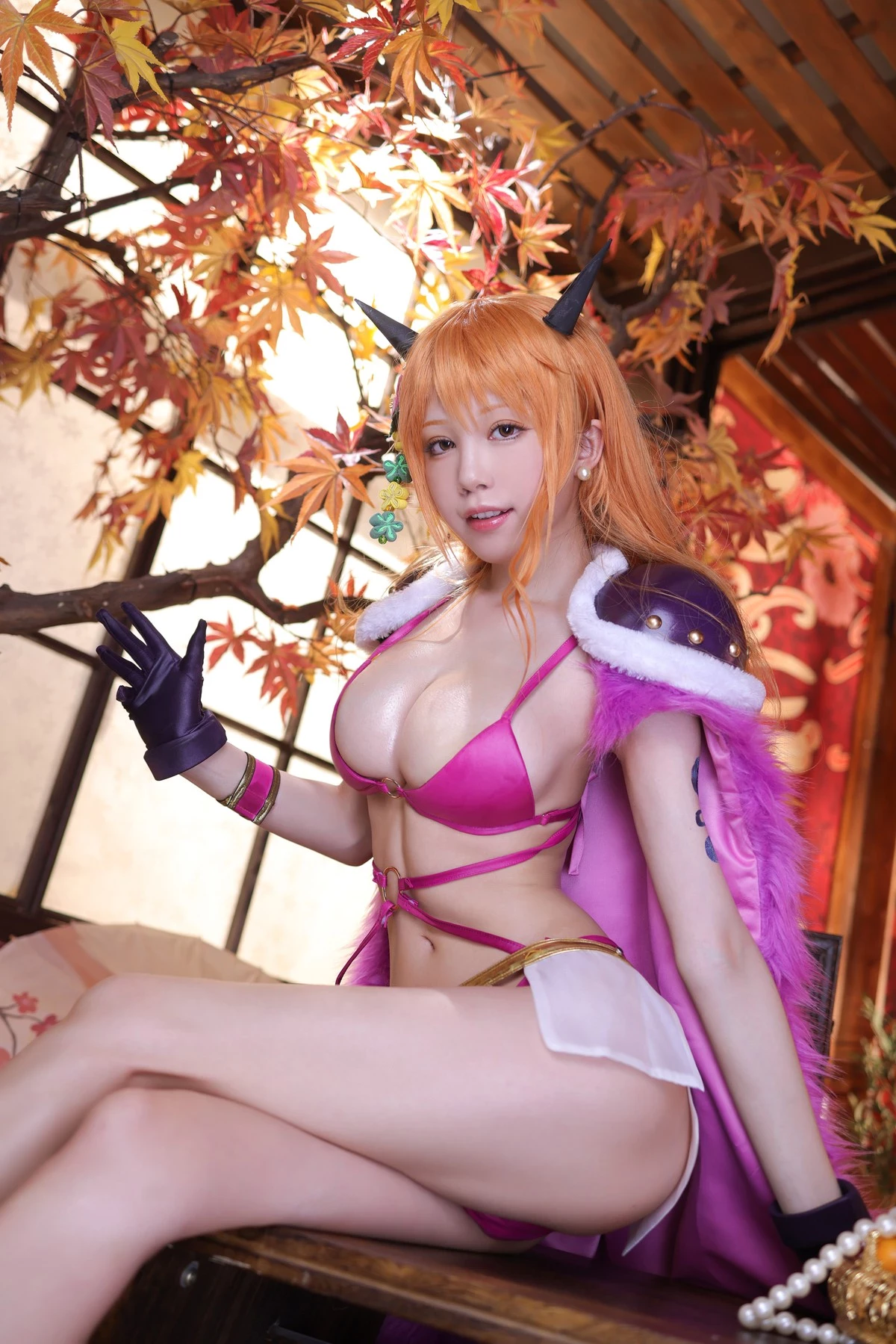 水淼aqua Cosplay 海賊王 娜美