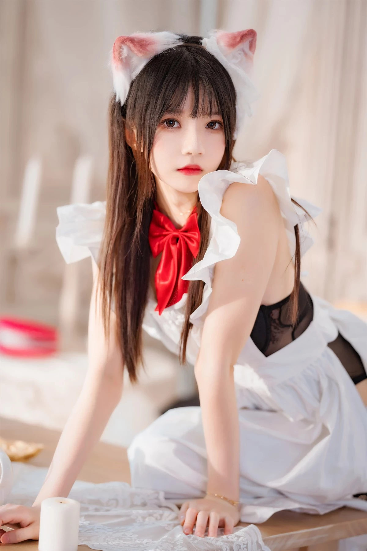 桜桃喵 Cosplay 長裙妹抖