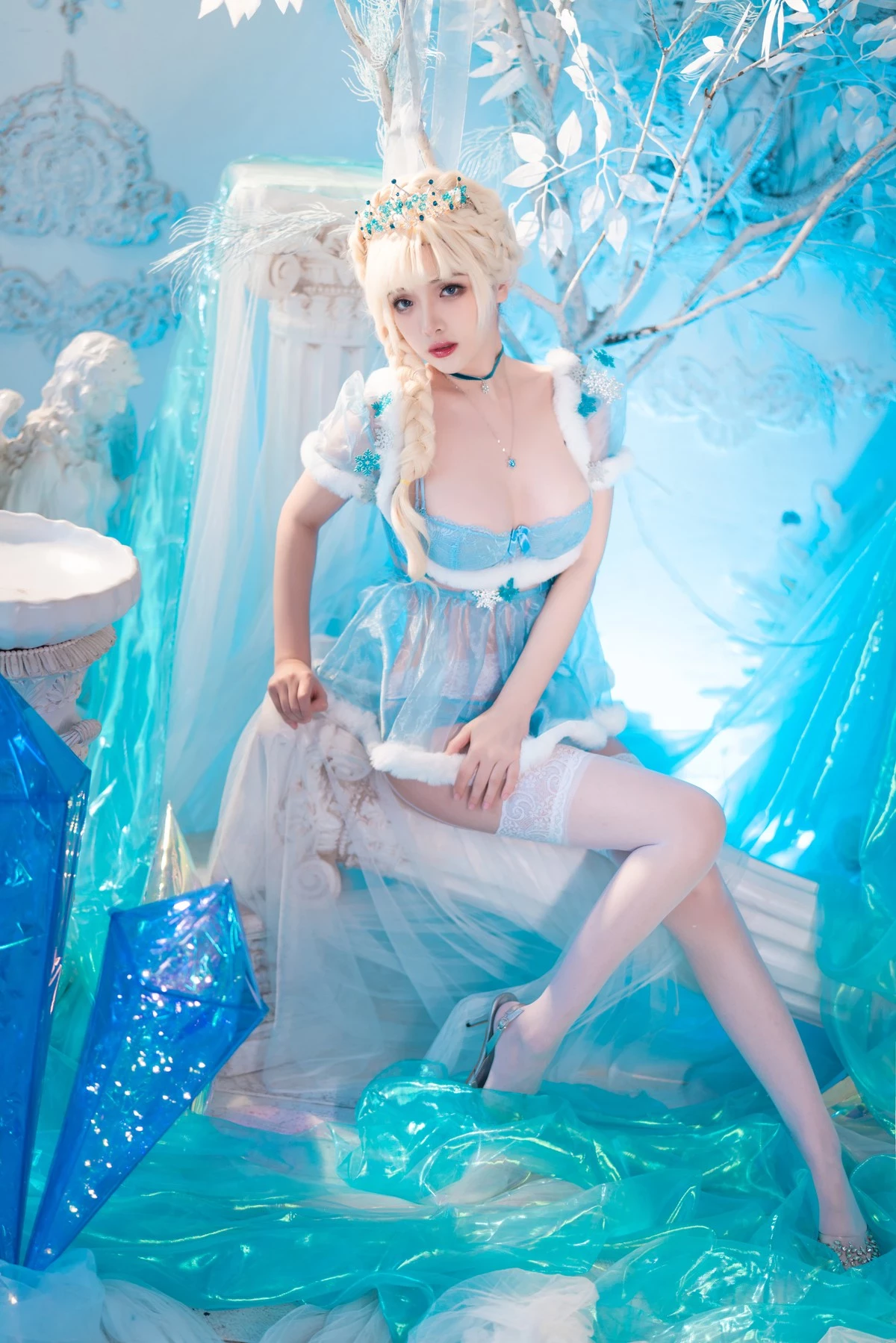 雯妹 Cosplay 冰雪 Snow Ice