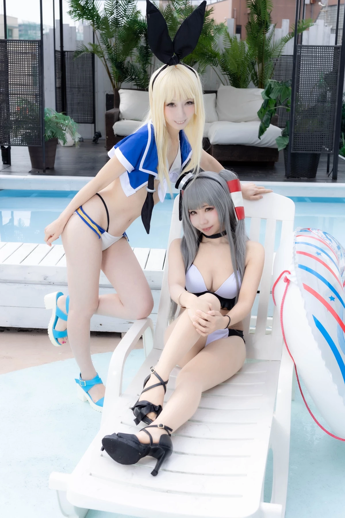 [Air Comiket 2] Shimakaze & Amatsukaze Swimsuit - Zekazeka 2