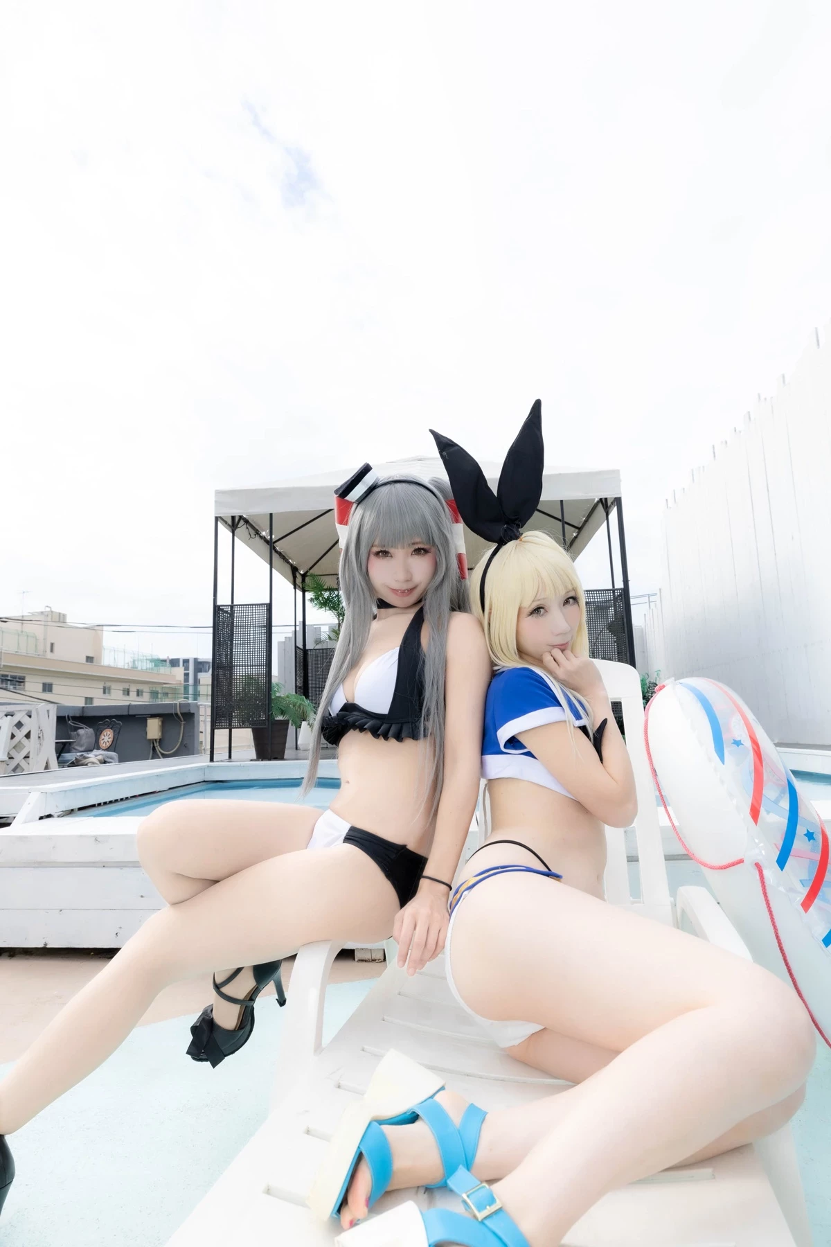 [Air Comiket 2] Shimakaze & Amatsukaze Swimsuit - Zekazeka 2