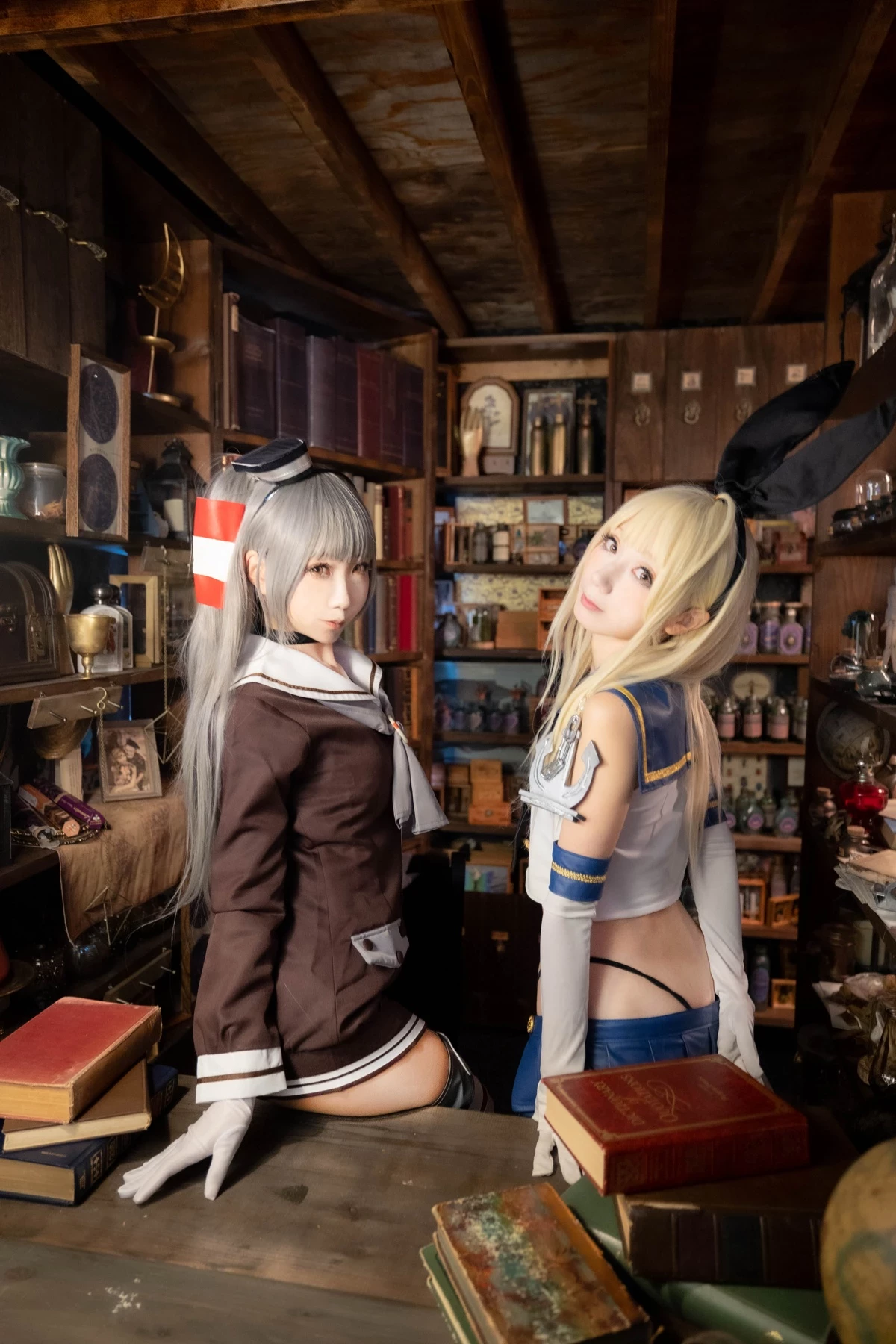 [Air Comiket 2] Shimakaze & Amatsukaze Swimsuit - Zekazeka 2