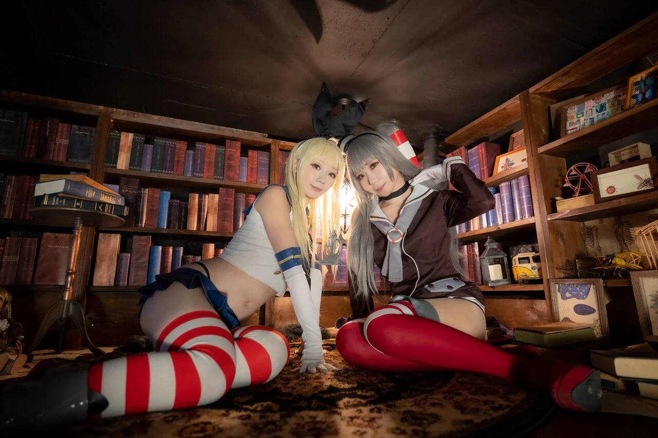 [Air Comiket 2] Shimakaze & Amatsukaze Swimsuit - Zekazeka 2