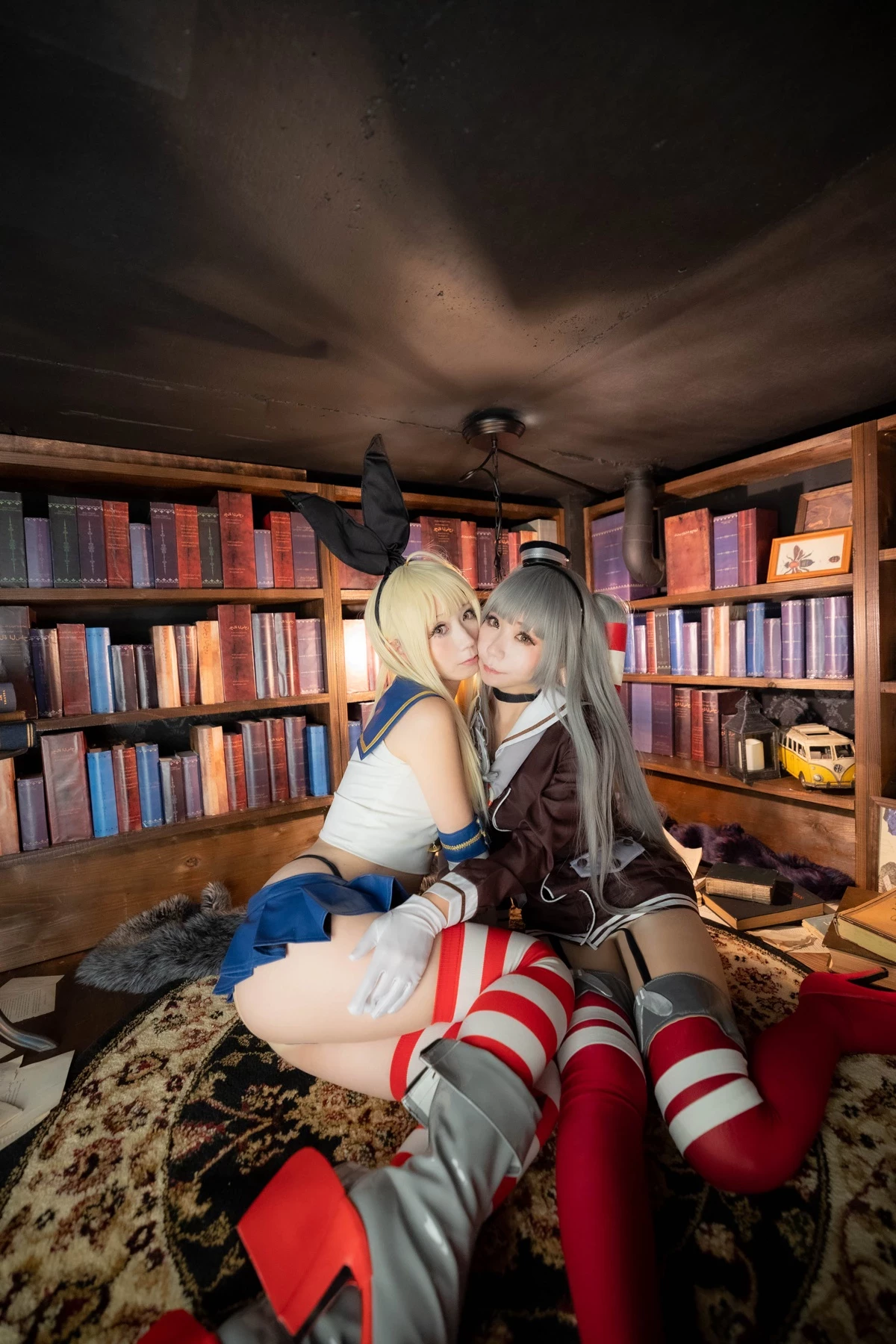 [Air Comiket 2] Shimakaze & Amatsukaze Swimsuit - Zekazeka 2