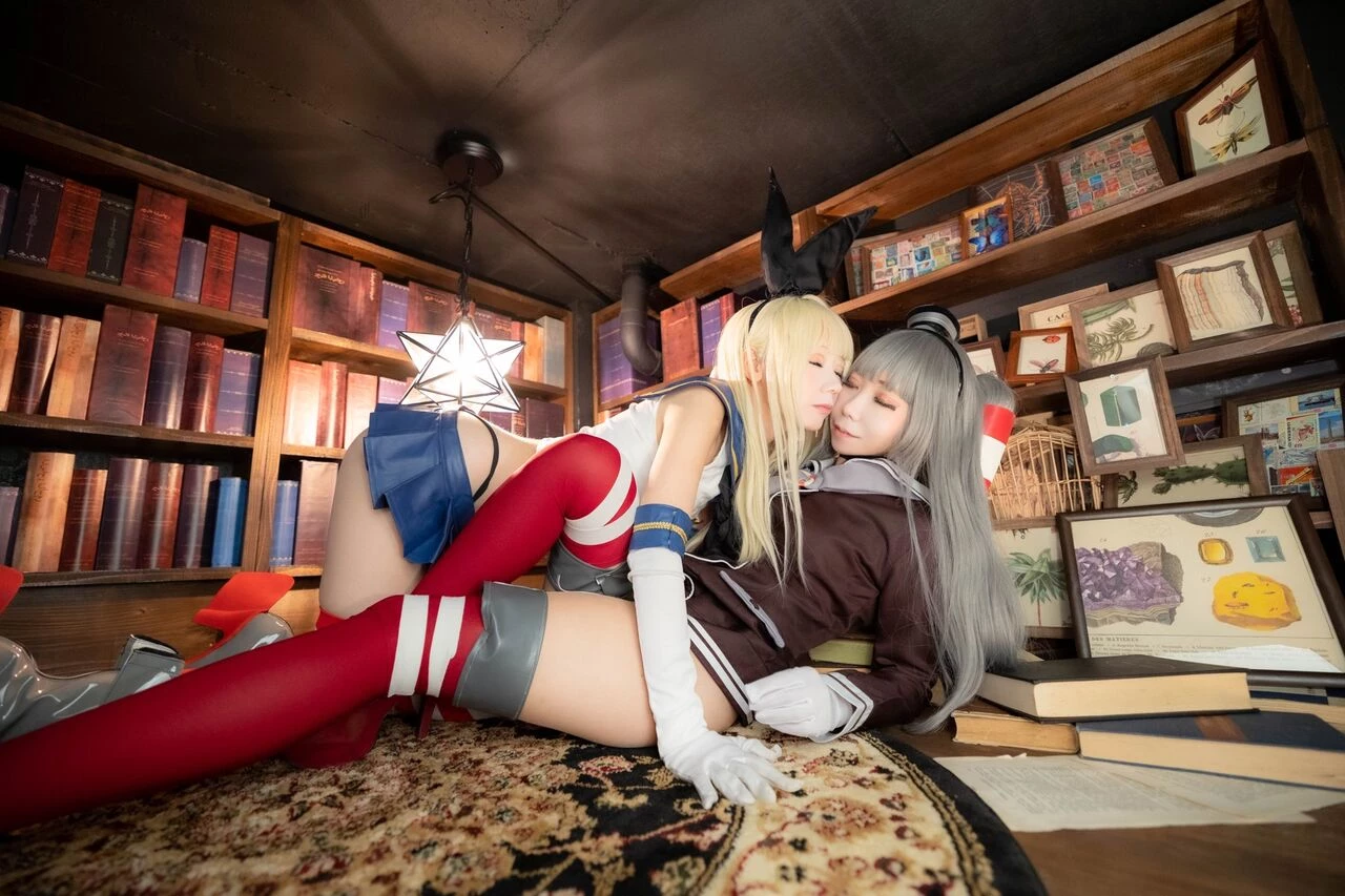 [Air Comiket 2] Shimakaze & Amatsukaze Swimsuit - Zekazeka 2