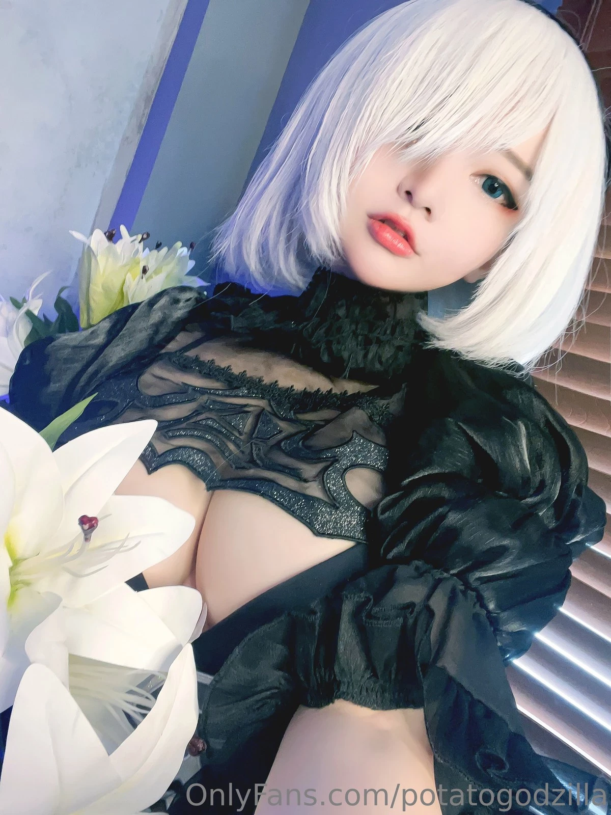 Cosplay Potato Godzilla 2B Bride