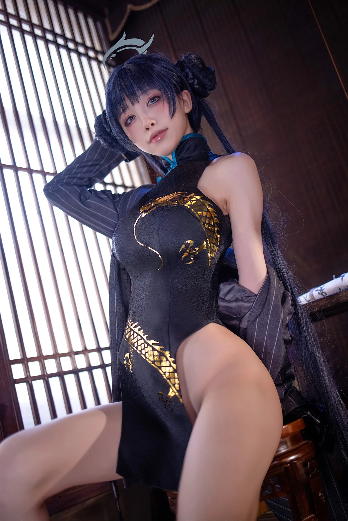 Cosplay 水淼Aqua 碧藍檔案 妃咲 Set.01