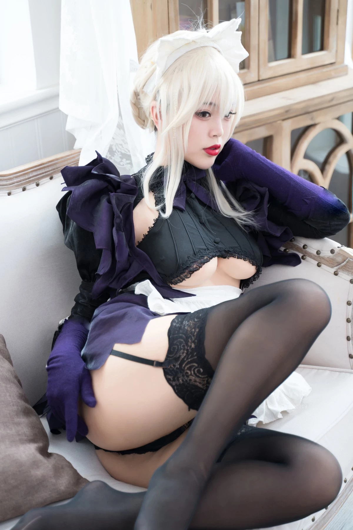 Cosplay 白燁 黑槍呆女僕