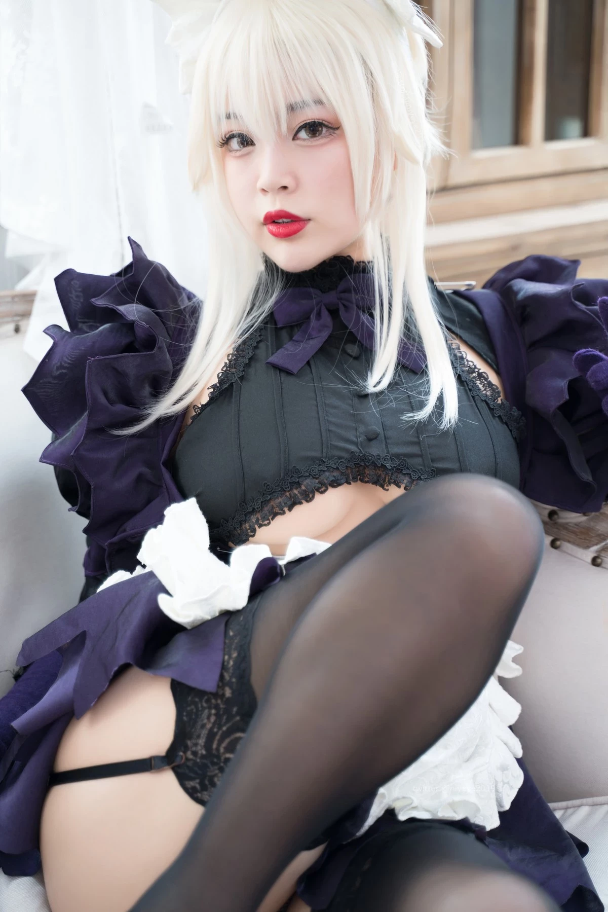 Cosplay 白燁 黑槍呆女僕