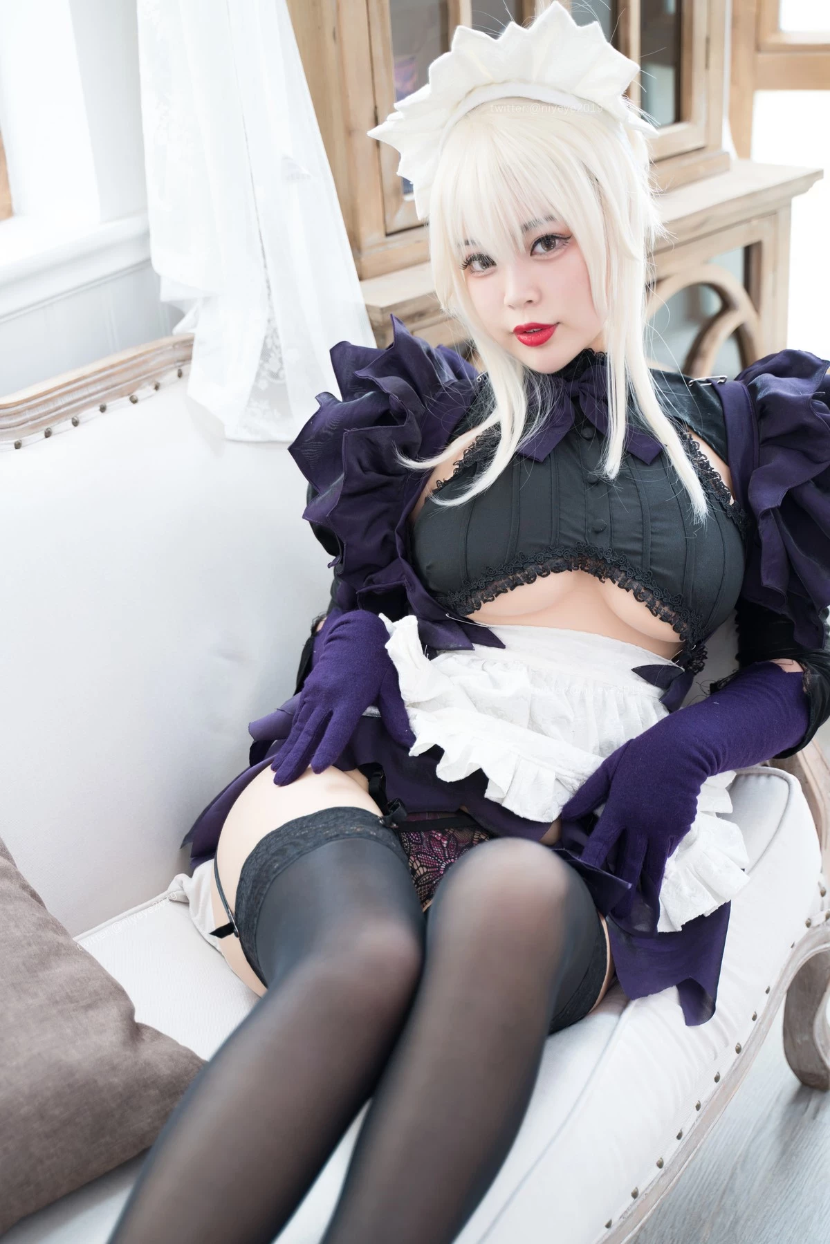 Cosplay 白燁 黑槍呆女僕