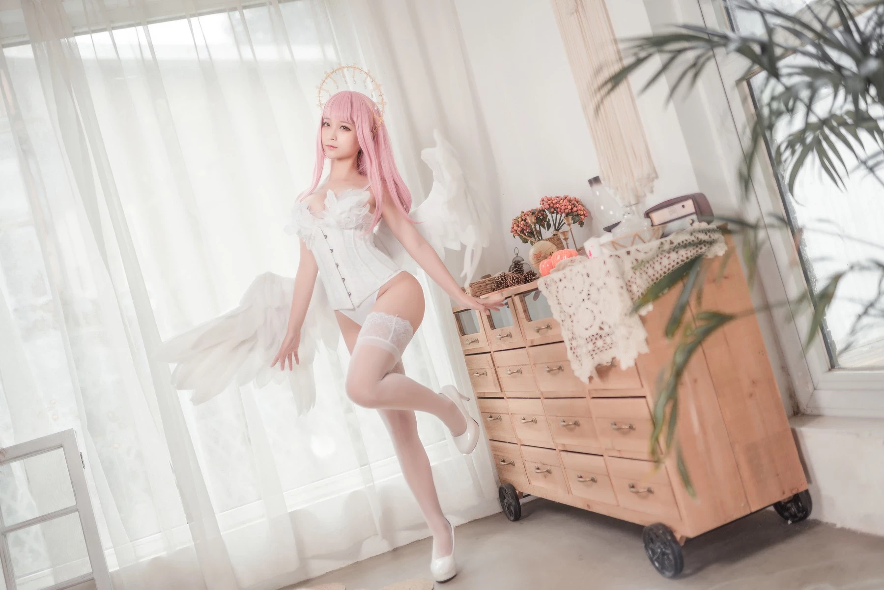 Cosplay 蠢沫沫 Chunmomo 沫沫真愛版 天使本-光天使