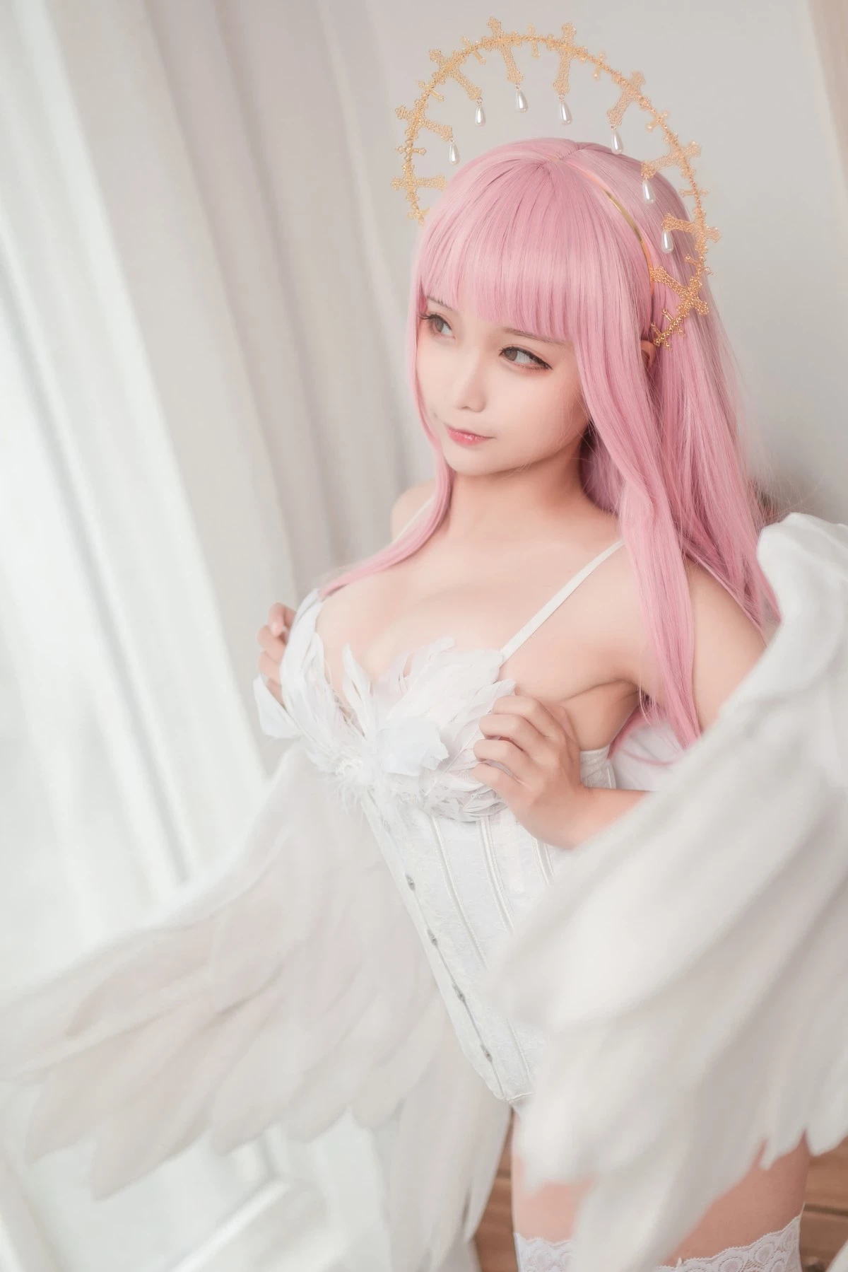 Cosplay 蠢沫沫 Chunmomo 沫沫真愛版 天使本-光天使