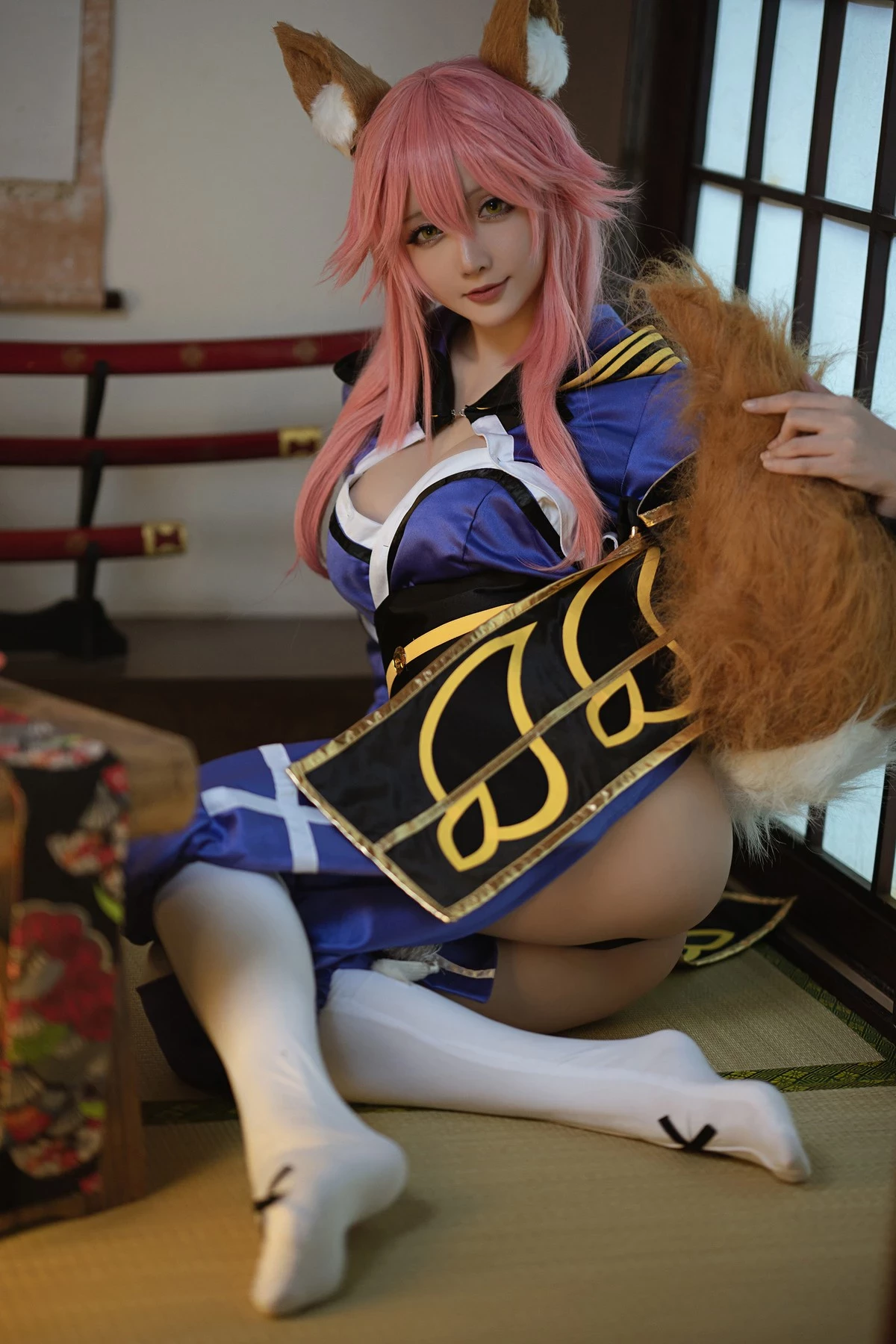 Cosplay 星之遲遲Hoshilily 玉藻前忠犬蓄勢待發