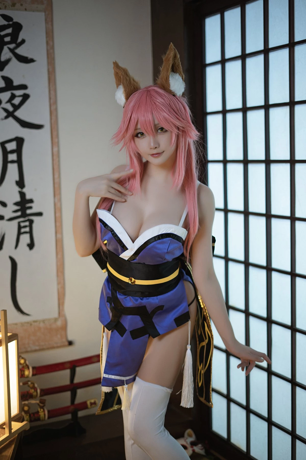 Cosplay 星之遲遲Hoshilily 玉藻前忠犬蓄勢待發