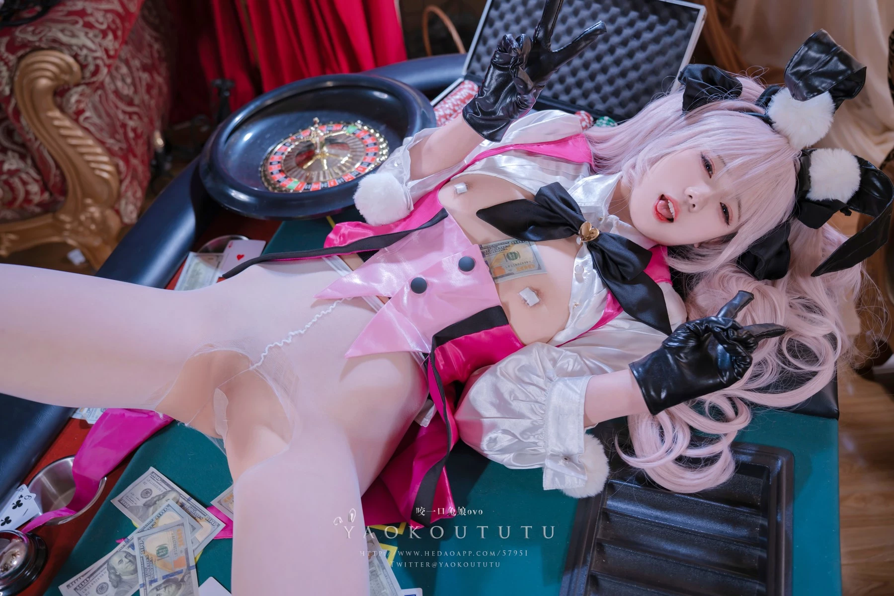 Cosplay 黏黏糰子兔 六月訂閱『高揚斯卡婭兔女郎』小劇場