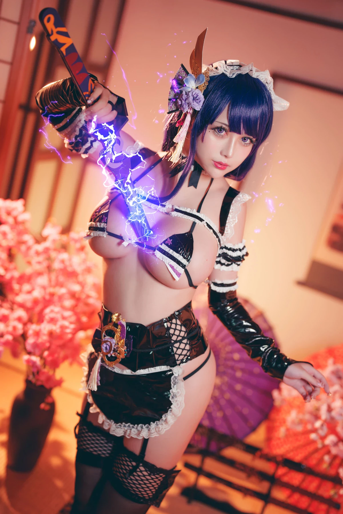 Cosplay 沖田凜花Rinka 雷電將軍