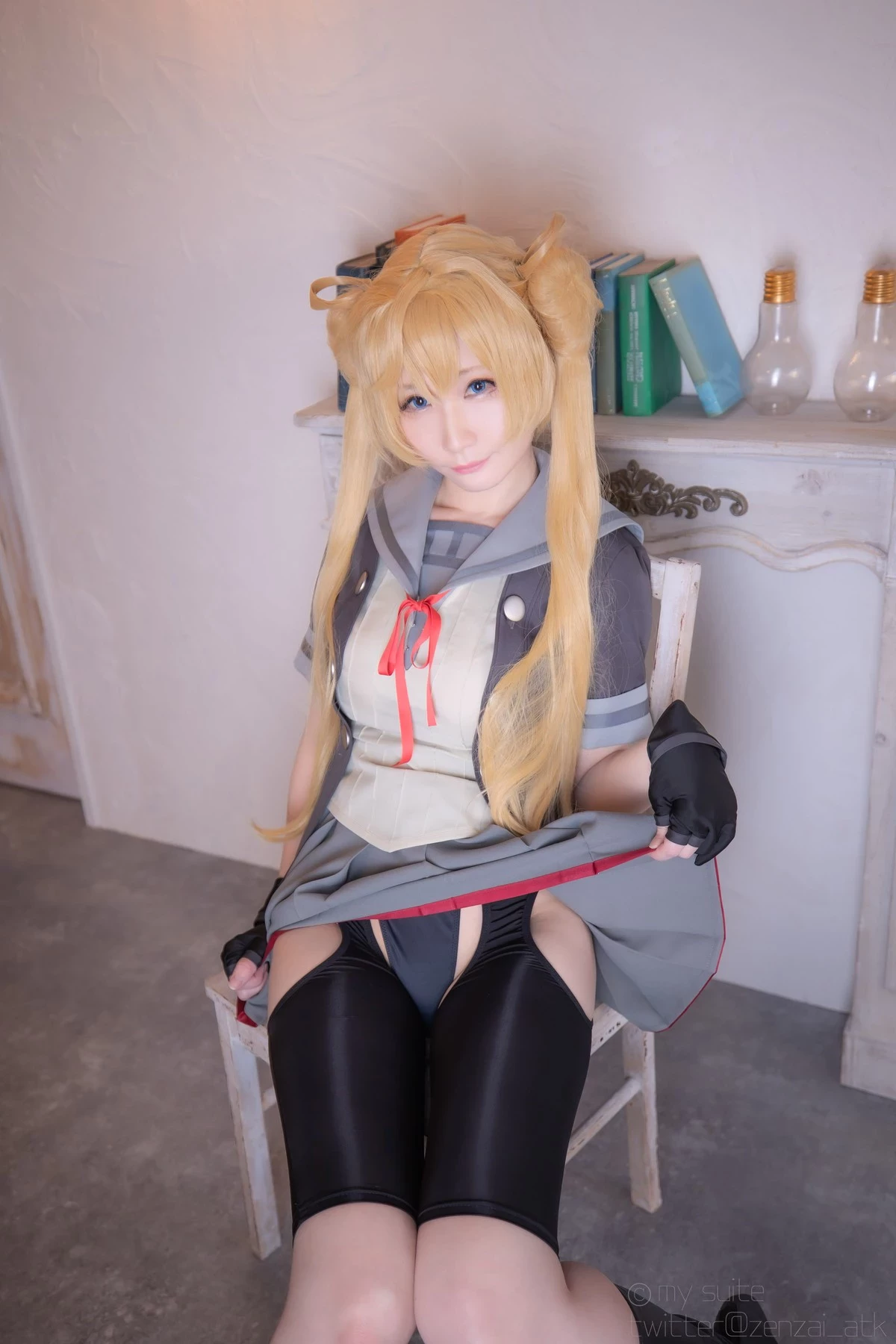 Cosplay Atsukiあつき 艦娘がスパッツの良さを教えてくれる Set.01