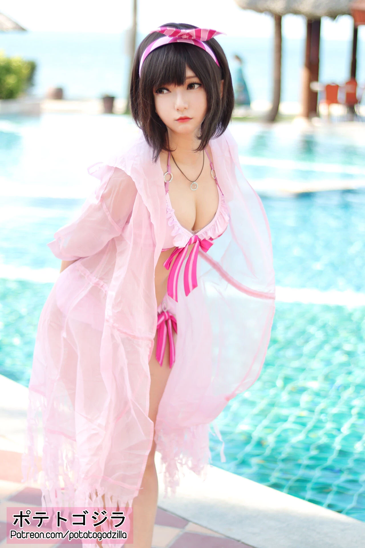 Potato Godzilla - Megumi Kato bikini