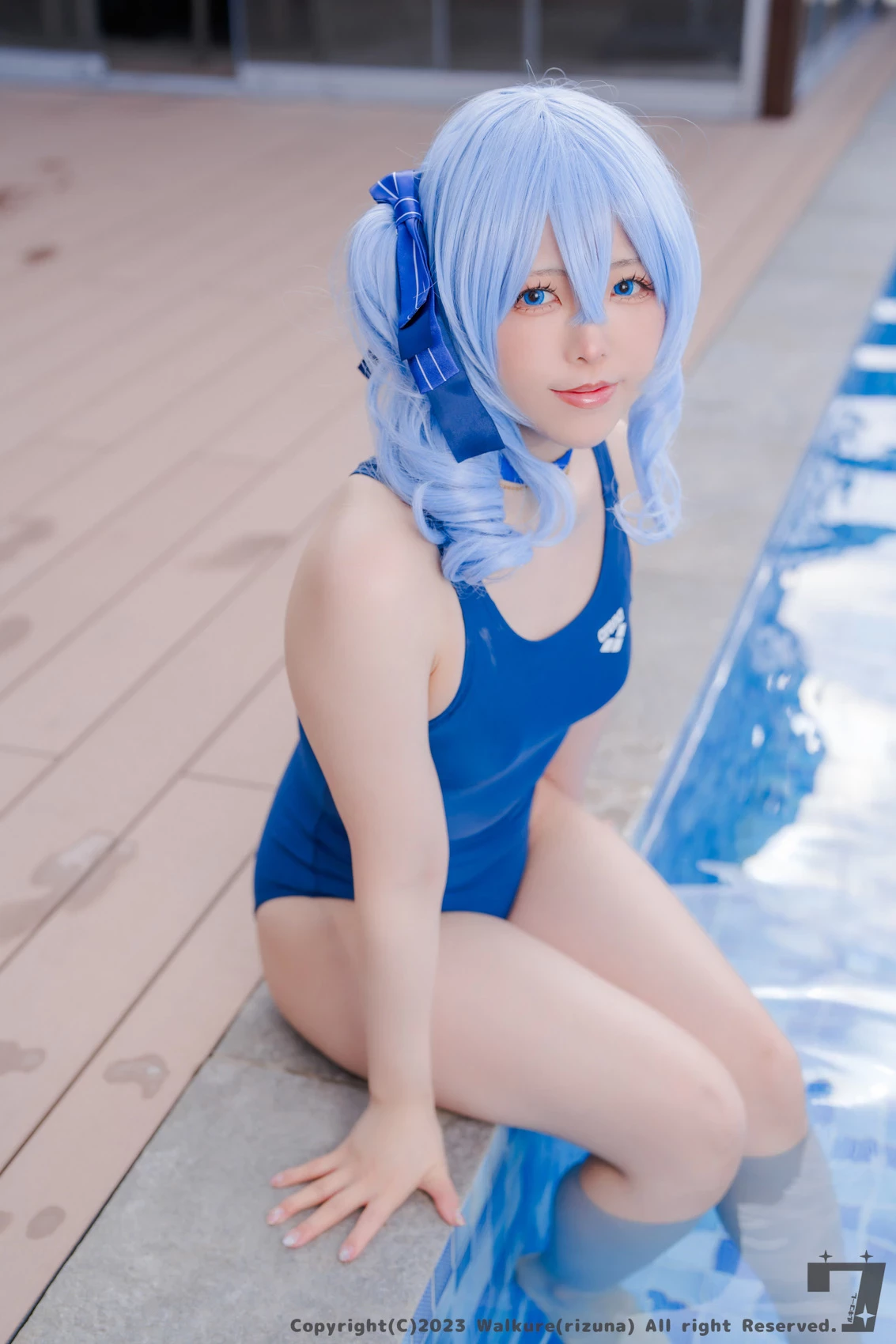 Rizuna - Hoshimachi Suisei school swimsuit